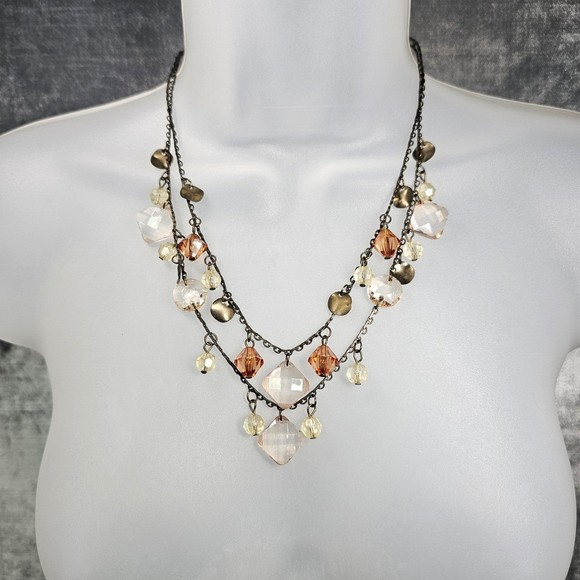 Premier Designs Necklace Boho Chandelier Fringe Romantic Tuscany Charm Statement - Picture 5 of 11